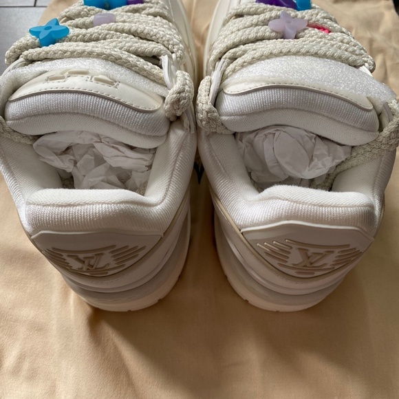Louis Vuitton SS23 LV Trainer Maxi White 1AB8RJ Men Size US 5 NEW 100% Authentic - Picture 3 of 6